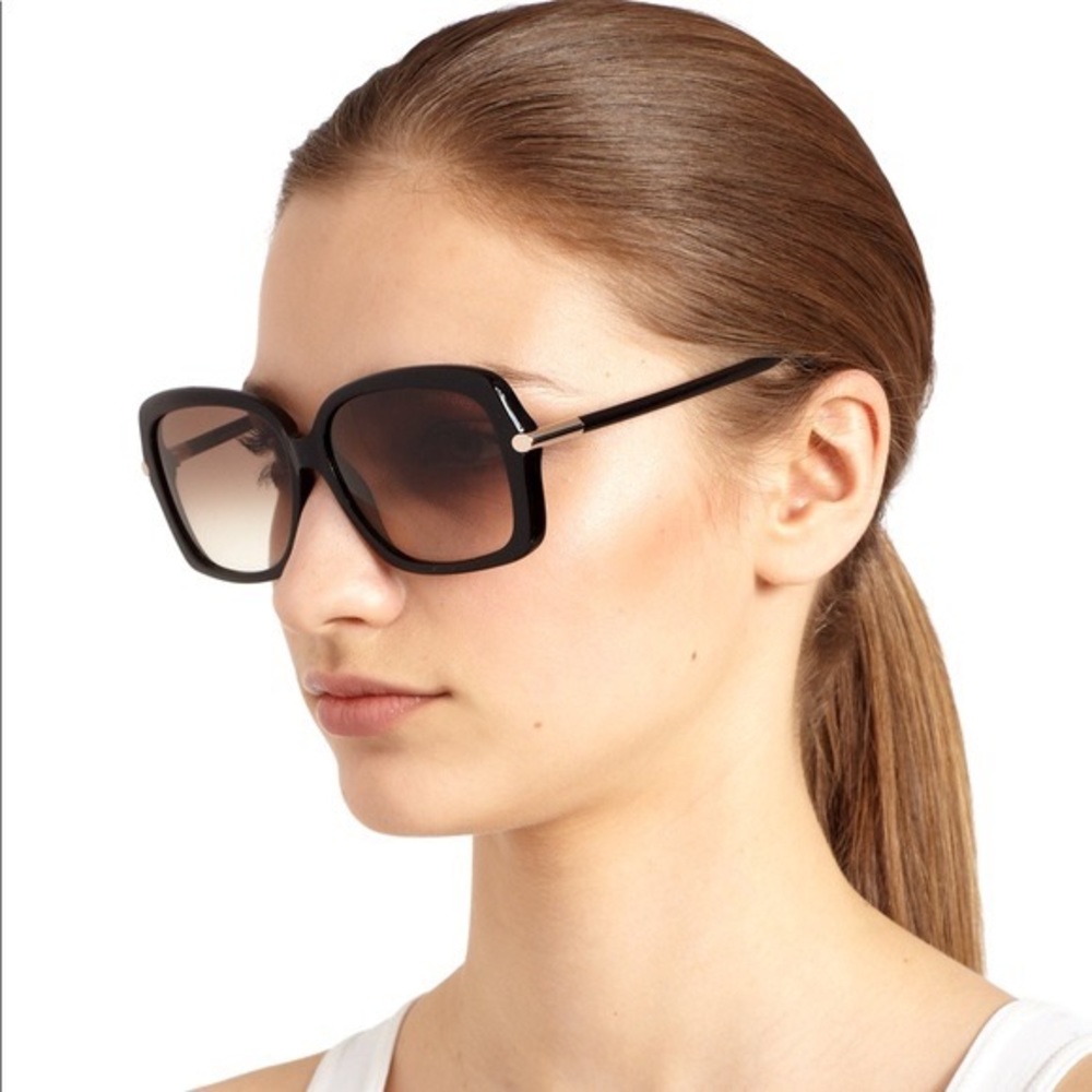 TOM FORD Paloma Sunglasses TF323 52F Dark Havana